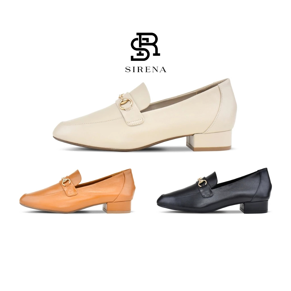 SIRENA รองเท้าหนังแท้ ส้น 1.25 นิ้ว รุ่น JENNA | รองเท้าคัทชูผู้หญิง