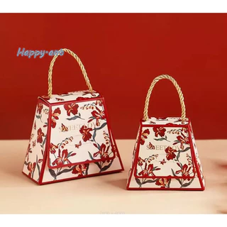 🌹 🌹สินค้าใหม่ 🌹 🌹กล่องของขวัญ ลายดอกไม้ ใส่ของขวัญ ของชำร่วย