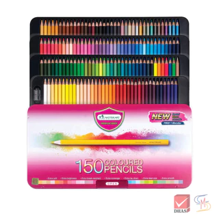 Master Art มาสเตอร์อาร์ต สีไม้ ดินสอสีไม้ แท่งยาว 150 สี รุ่นใหม่ จำนวน 1 กล่อง