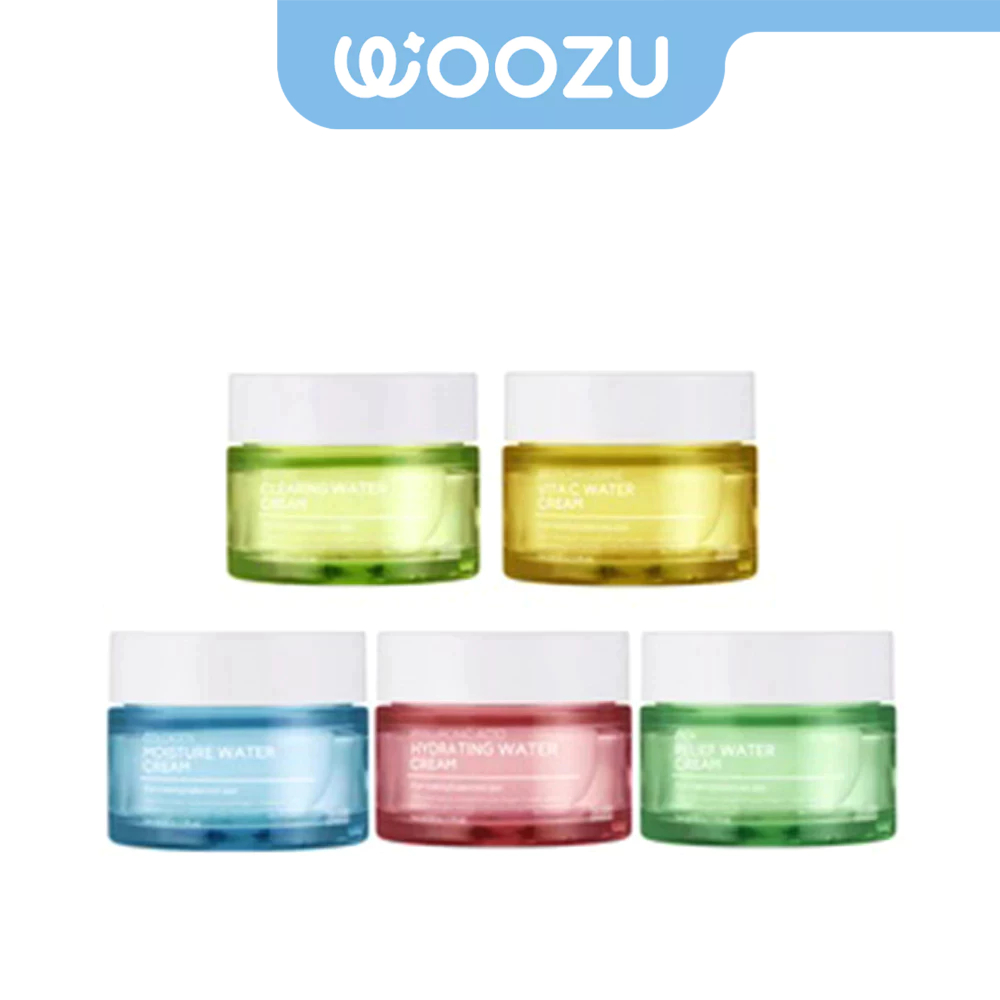 TENZERO Collagen Moisture Water Cream/Hyaluronic Acid Hydrating/Cica Relief/Teatree Clearing/Green Tangerine Vita C