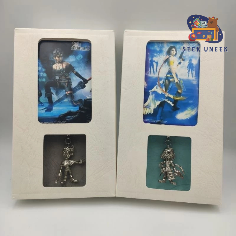 Final Fantasy X-2 Yuna Paine Phone Card & Charm Figure Square Enix Rare