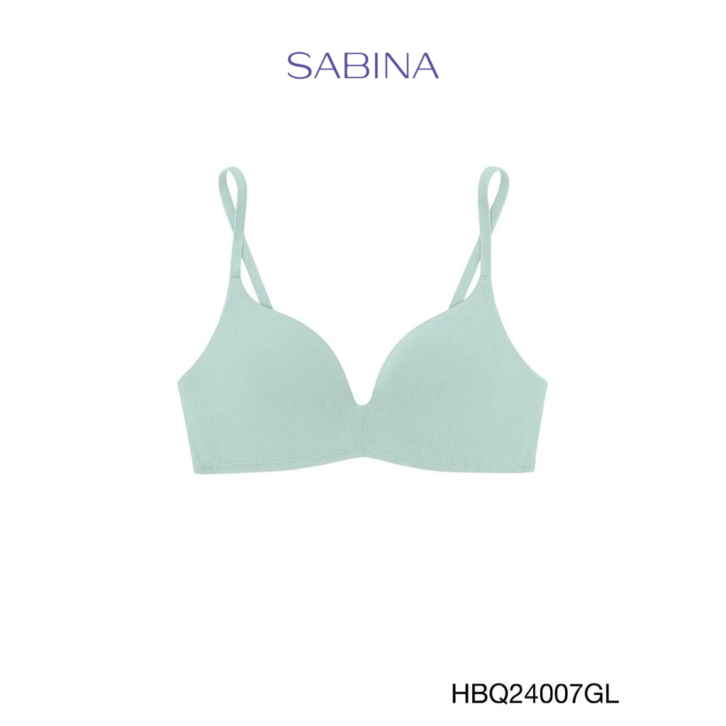 Sabina Habpy Twenty Five Level 2 เสื้อชั้นใน  ไร้โครง รหัส HBQ24007GL - สีเขียวอ่อน