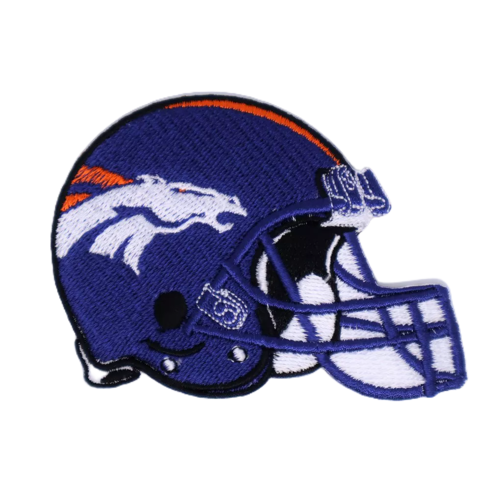 Denver Broncos Helmet เดนเวอร์ บรองโกส์ อาร์มปักอเมริกันฟุตบอล  NFL patch ตัวรีดติดเสื้อ อาร์มรีดติด