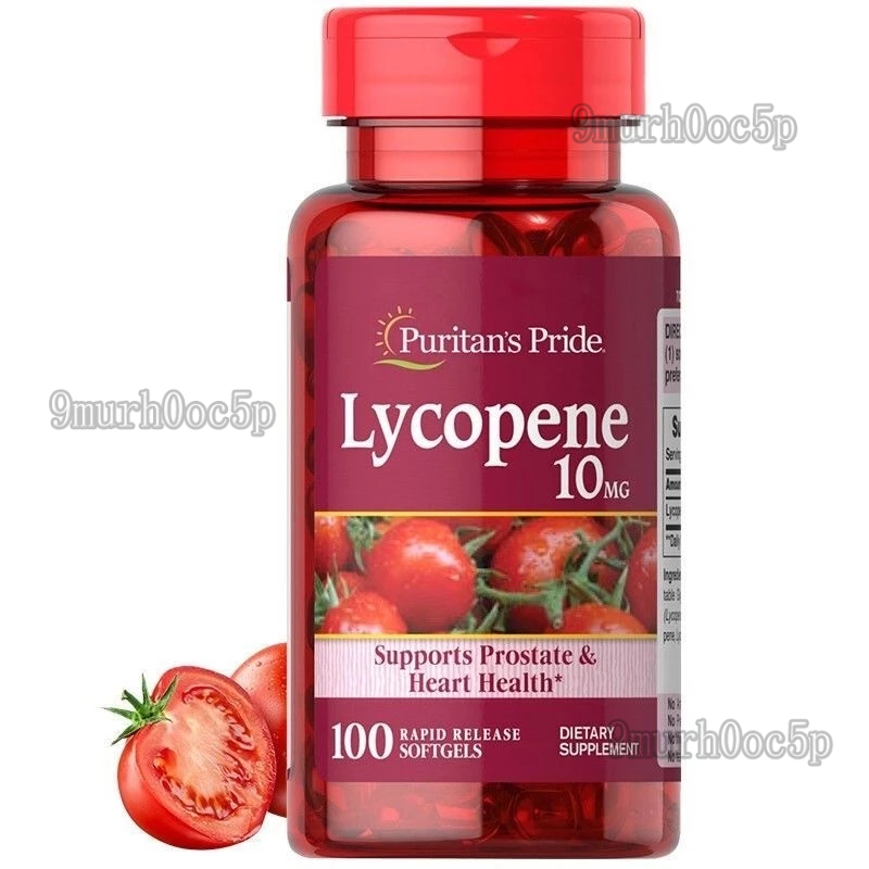 Puritan's Pride American Lycopene Soft Capsules 10 มก. * 100 แคปซูลไลโคปีนแคปซูลนิ่ม-Aomei Health