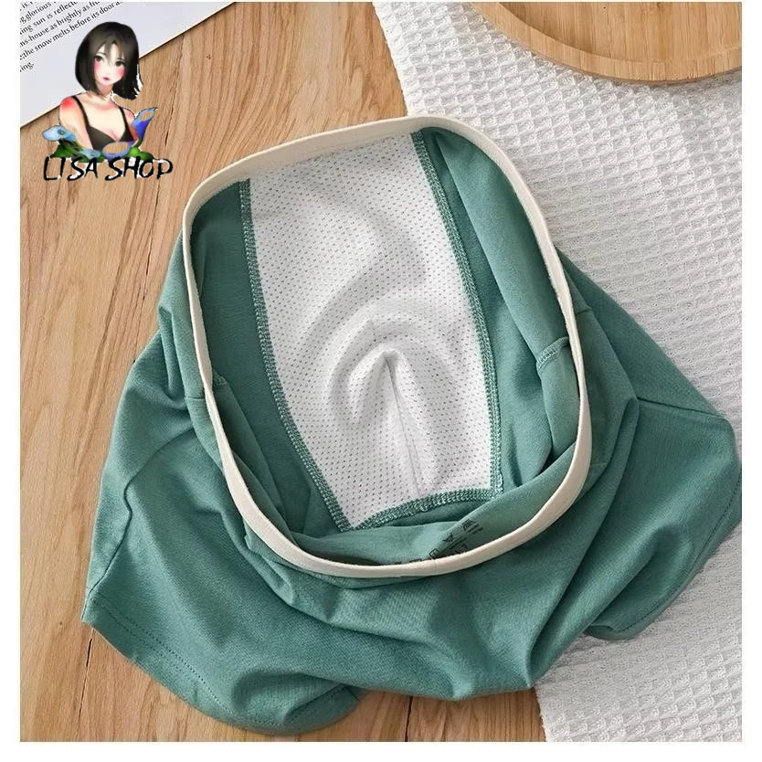 กางเกงในบ๊อกเซอร์ สีพื้นพลาสเทล ผ้านิ่ม กางเกงชั้นในชาย Boxer ระบายอากาศได้ดี A3200