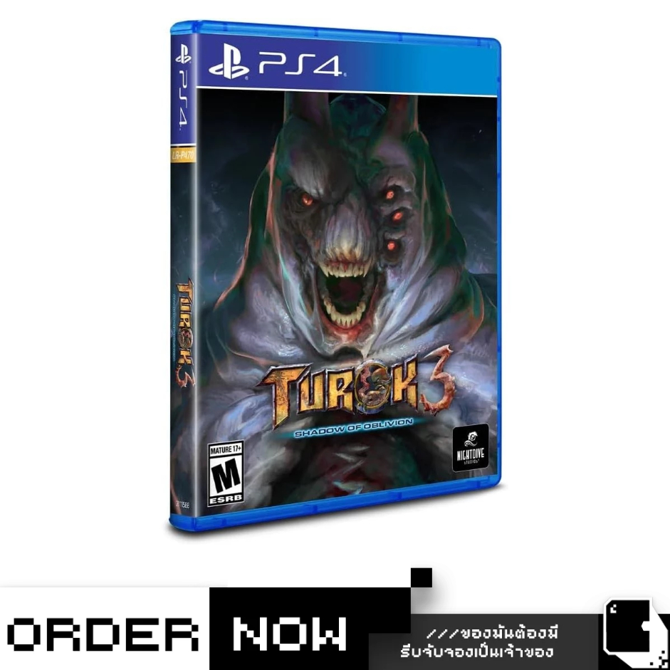 Pre-Order | PlayStation 4™ PS4 Turok 3: Shadow of Oblivion Remastered #Limited Run Exclusive (วางจำห