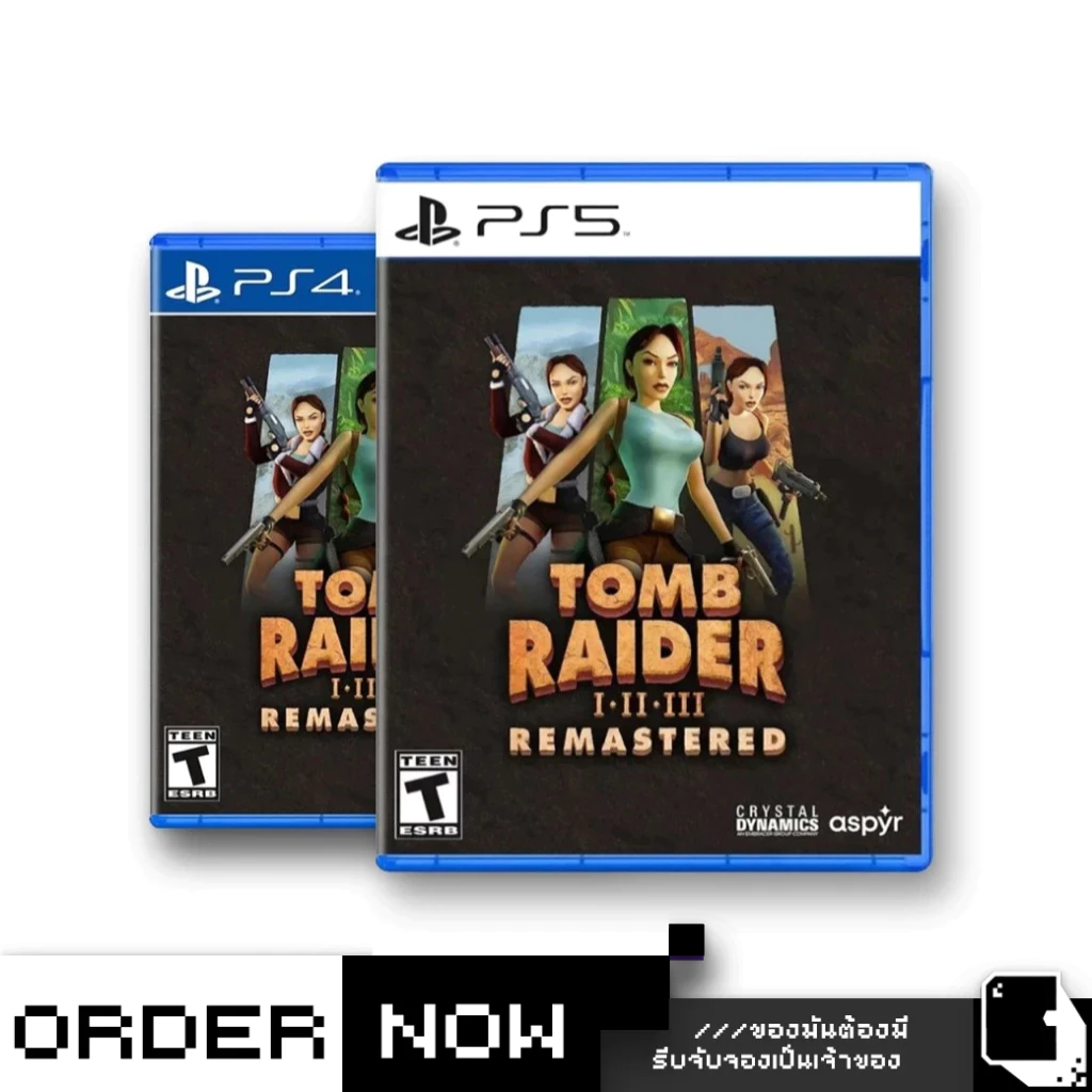 PlayStation™ PS4 / PS5 Tomb Raider I-III Remastered Starring Lara Croft (By ClaSsIC GaME)