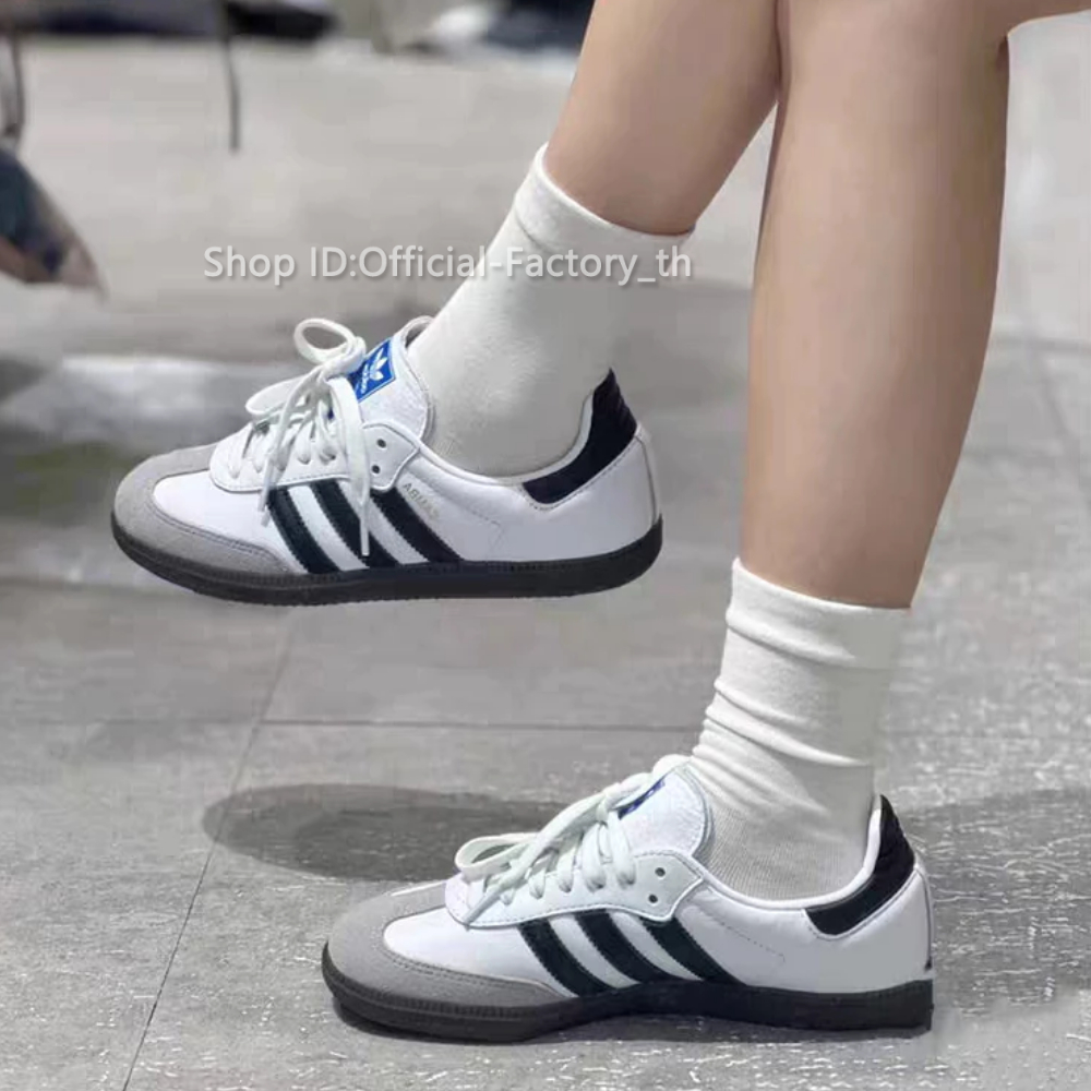 ❎ได้รับอนุญาตอย่างเป็นทางการ-ของแท้จากแบรนด์📌Authentic SAMBA OG Low รองเท้าลำลองผู้หญิง/ผู้ชาย🚀รับประกัน 1 ปี