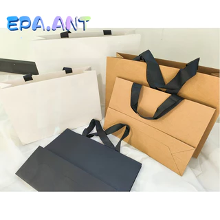 🍀พร้อมส่ง | ถุงราคาถูก 🍀ถุงกระดาษคราฟท์ กระดาษ ราคาถูก หูหิ้ว ใส่ของฝากของขวัญ