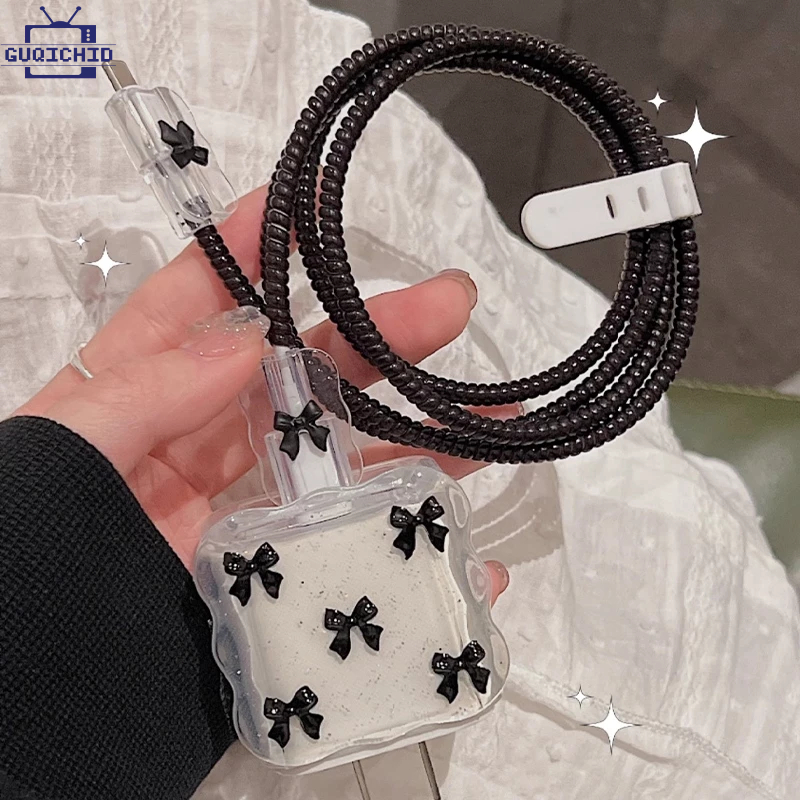 (1ชุด5ชิ้น) เคสถนอมสายชาร์จองกันสายชาร์จแบบ Drop Glue Data Cable ฝาครอบป้องกันสายชาร์จ เหมาะสำหรับ IP(18W/20W)Protector ราคา ถูกที่สุด ดีลบีเคเค แกลเลอรีภาพที่ 9
