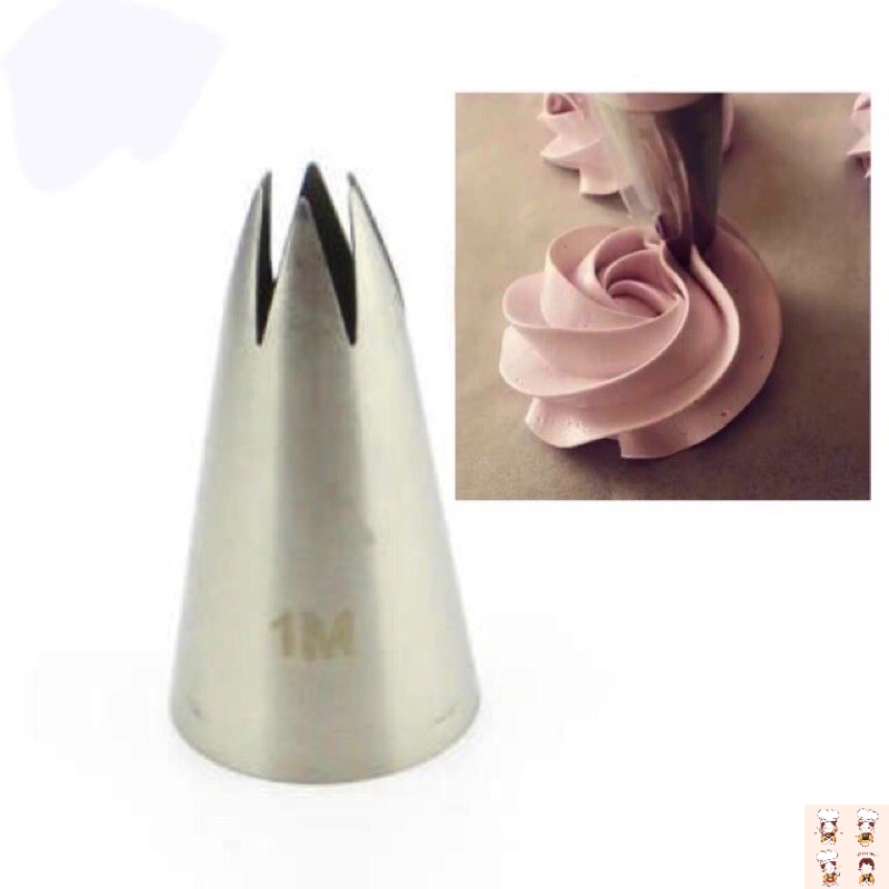 หัวบีบ⚡️ไร้รอยต่อ⚡️ 1M,6B,2C,2D,108E,2F,D66,D43,2A,2B(หัวบีบครีมตกแต่งเบเกอรี่)