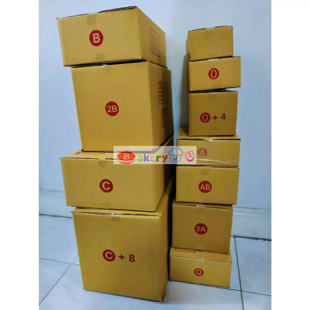กล่องไปรษณีย์ กล่องพัสดุ แพ๊ค 5 ชิ้น เกรดกระดาษ KA125/M 3 ชั้น