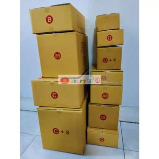 กล่องไปรษณีย์ กล่องพัสดุ แพ๊ค 5 ชิ้น เกรดกระดาษ KA125/M 3 ชั้น