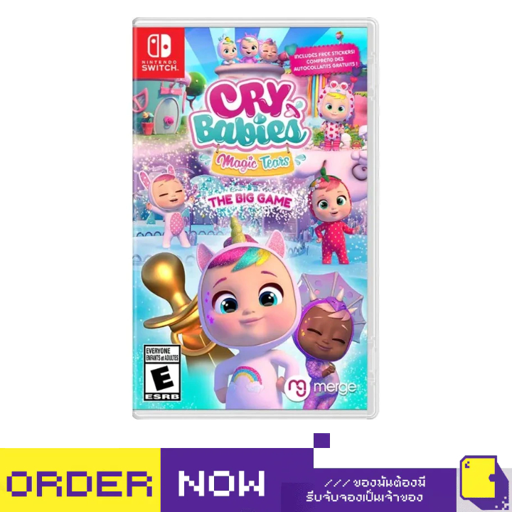 [+..••] พร้อมส่ง | NSW CRY BABIES MAGIC TEARS: THE BIG GAME (เกม Nintendo Switch™ 🎮)
