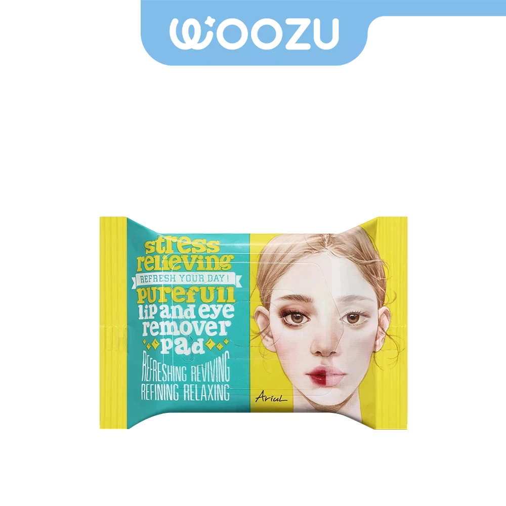 ARIUL Stress Relieving Purefull Lip and Eye Remover Pad (30 pads)