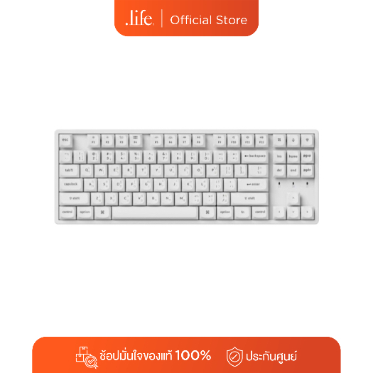Keychron K8 Pro คีย์บอร์ดไร้สาย 80% TKL สีน้ำเงิน, ดำ, แดง พร้อมสวิตช์ Gateron Pro และพื้นที่จัดเก็บข้อมูล