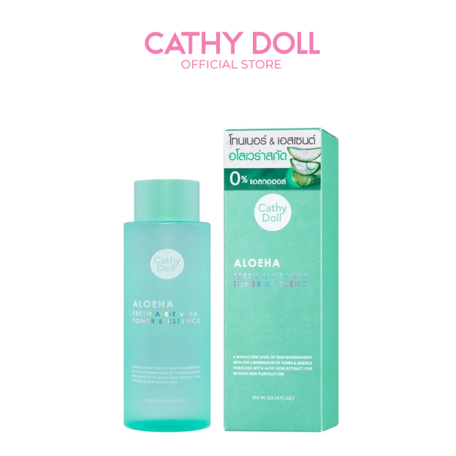 Cathy Doll อโลฮ่า เฟรชอโลเวร่าโทนเนอร์แอนด์เอสเซนต์ 300ml
