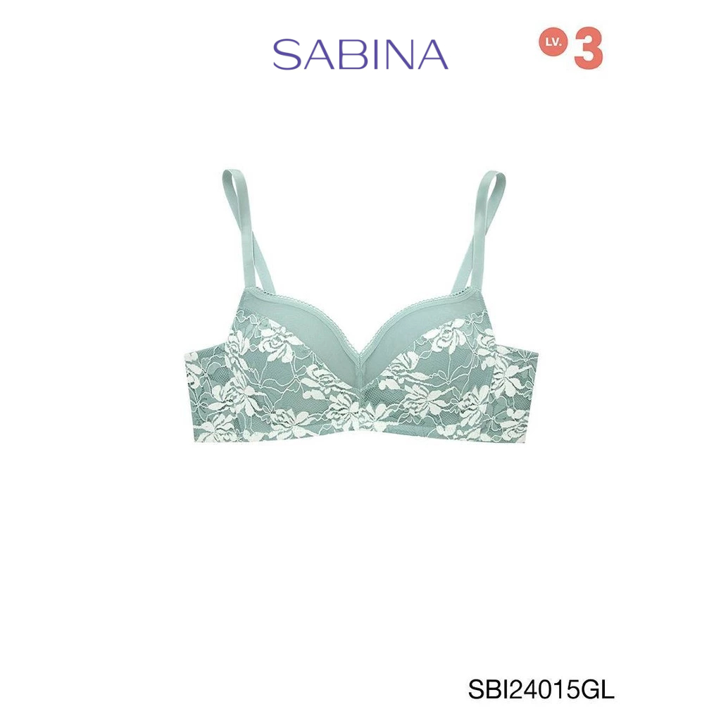 Sabina Modern V Level 3 เสื้อชั้นใน  ไร้โครง รหัส SBI24015GL - สีเขียวอ่อน