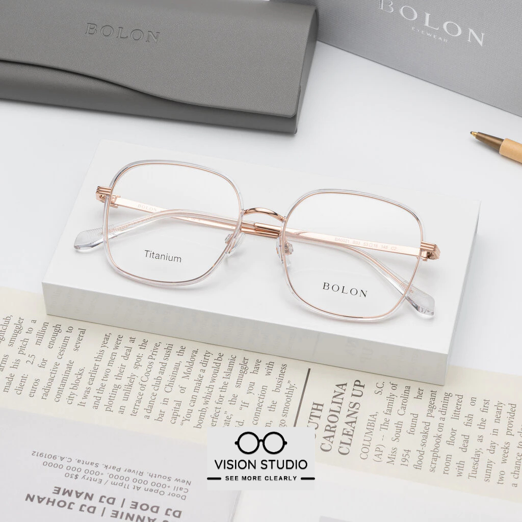 แว่นสายตา BOLON รุ่น BA6021 B93 Transparent / Rose Gold