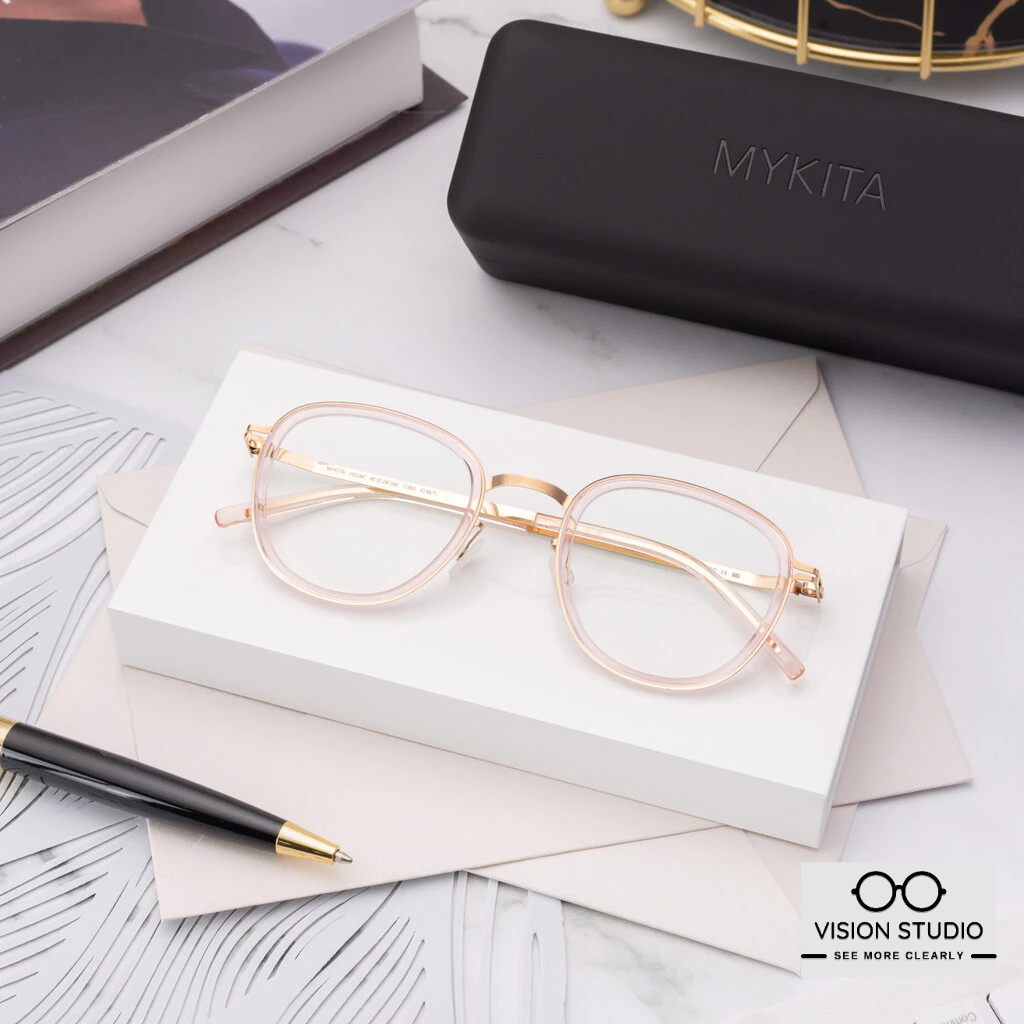 แว่นสายตา MYKITA HELMI 992 A27 ChampagneGold RoseWater