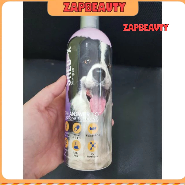 Shed X shed control shampoo แชมพูลดขนร่วง แชมพูสุนัข 473ml.