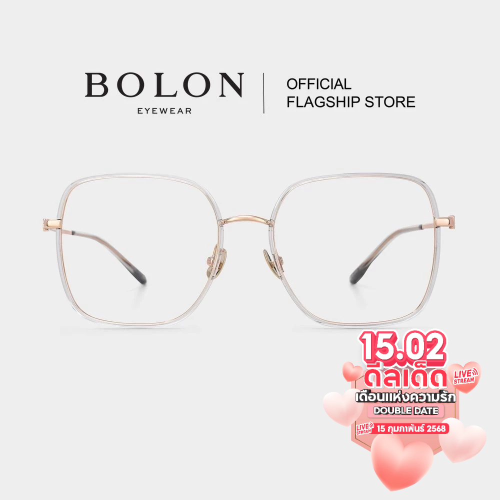 Bolon Matsudo BH6011 กรอบแว่นแบรนด์เนม โบลอน แว่นสายตา แว่นกรองแสงออโต้ กรองแสงสีฟ้า สายตาสั้น ยาว แฟชั่น