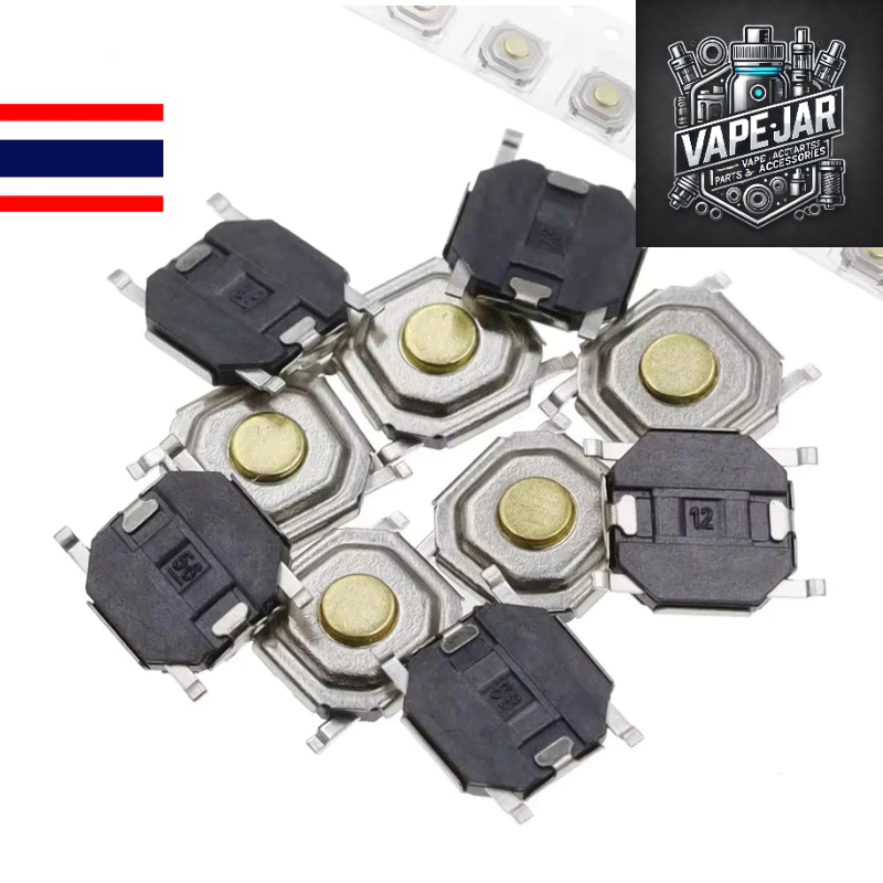 ปุ่ม 4X4X1.5MM SMD Tactile Tact Push Button Micro Switch 4*4*1.5mm Push Button Copper Head Keys Button 4Pin