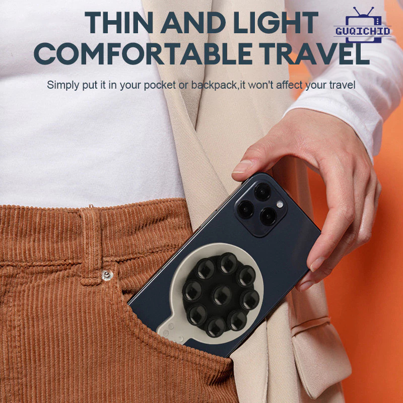 แท่นยึดโทรศัพท์แบบถ้วยดูดแม่เหล็ก  ที่ติดโทรศัพท์แบบแม่เหล็กดูด Magsafe ยึดติดวัสดุได้ดี - รูปที่ 4