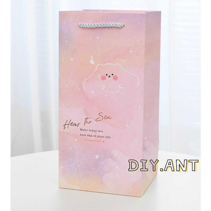 💐DIY💐 ถุงของขวัญ ถุงกระดาษน่ารัก ใส่ของรับไหว้ ทรงตั้ง