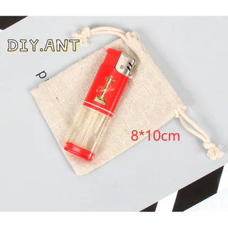 ถุงผ้า สีครีม ผ้าดิบ ใส่เครื่องหอม ใส่ของ มีหลายขนาด (สินค้าพร้อมส่ง)
