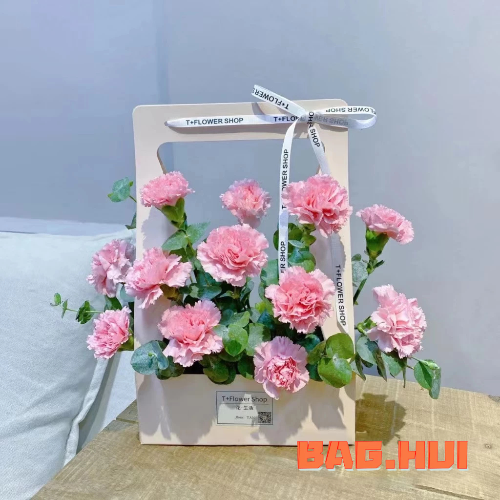 🍒🍒BH กระเช้า จัดดอกไม้ กระดาษหนา แฮนด์เมด diy จัดดอกไม้ปลอม ของขวัญ แต่งบ้าน พร้อมส่ง