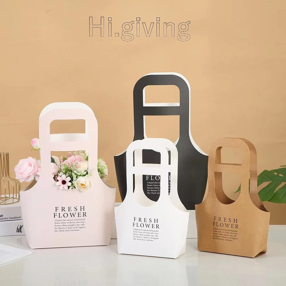 กระเป๋าใส่ดอกไม้ กระเป๋าหูหิ้วได้ จัดดอกไม้ หลากสี พร้อมส่ง ราคา ถูกที่สุด ดีลบีเคเค แกลเลอรีภาพที่ 5