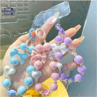 สายคล้องโทรศัพท์มือถือสายคล้องโทรศัพท์มือถือinsโบว์สีเงิน โซ่ห้อยโทรศัพท์มือถือ โซ่แขวนอเนกประสงค์ Lanyard