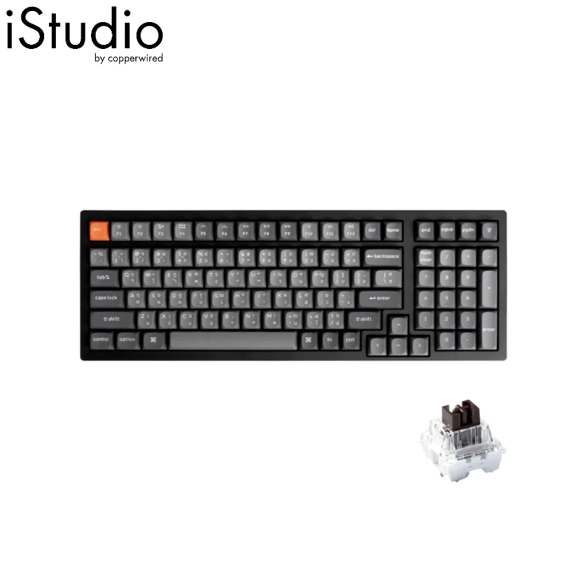 Keychron คีย์บอร์ดไร้สาย Keychron K4 Max I iStudio by copperwired