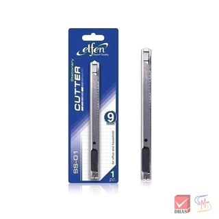 Elfen เอลเฟ่น คัตเตอร์ มีดคัตเตอร์ 45 องศา 9 มม. รุ่น SS จำนวน 1 อัน