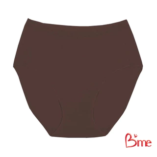 B'me กางเกงในเอวกลางผ้า Cotton รุ่น ME7A81 สีน้ำตาลเข้ม สีเทากลาง สีพีช