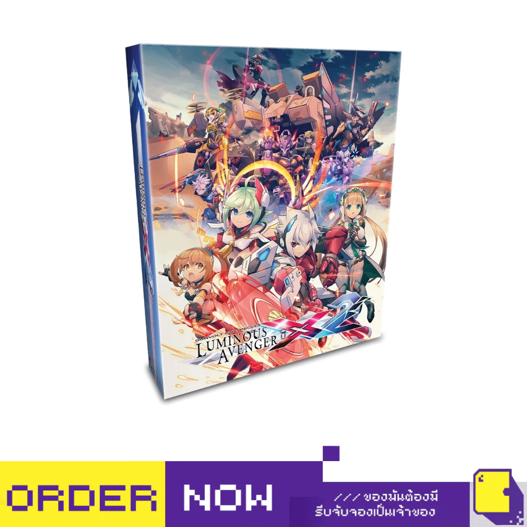 [+..••] PS4 GUNVOLT CHRONICLES: LUMINOUS AVENGER IX 2 COLLECTOR'S EDITION (เกม PS4™ 🎮)