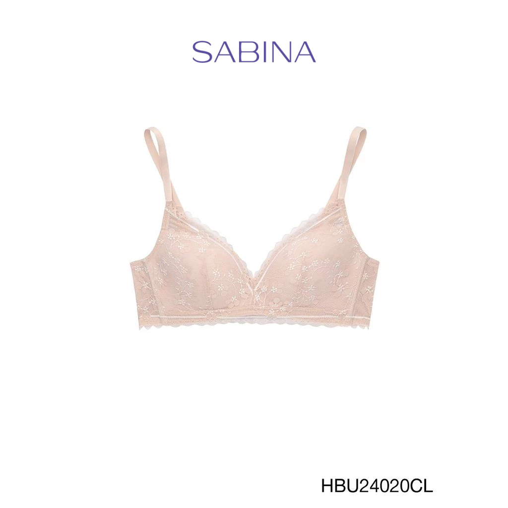 Sabina Habpy Pretty Perfect Level 1 เสื้อชั้นใน  ไร้โครง รหัส HBU24020CL - สีเนื้ออ่อน