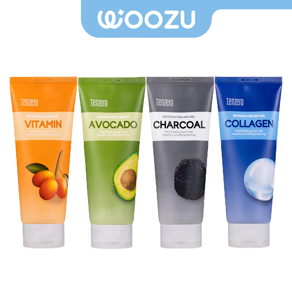 TENZERO Refresh Peeling Gel Avocado/Charcoal/Collagen/Vitamin