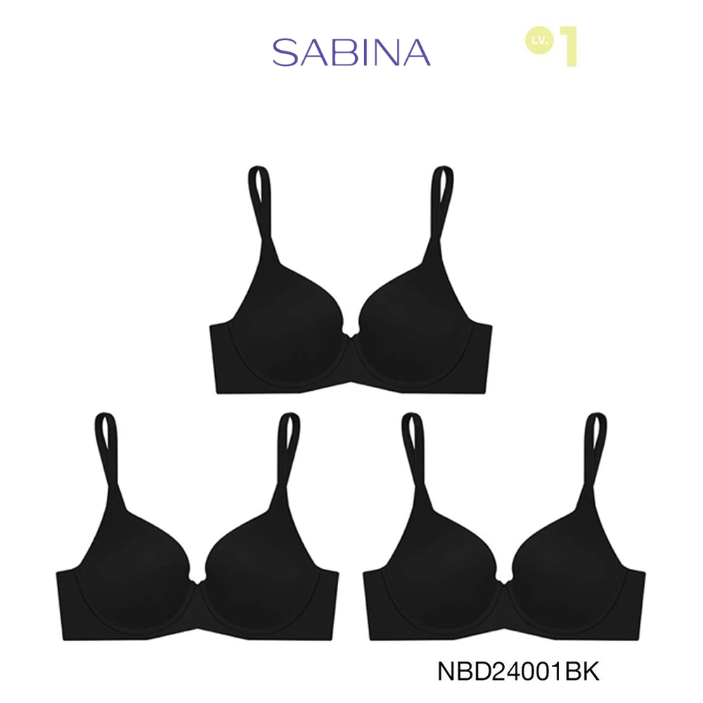 [Online Exclusive]Sabina เสื้อชั้นใน (Set 3 ชิ้น) Perfect Bra Level 1 เสื้อชั้นใน มีโครง รหัส NBD240