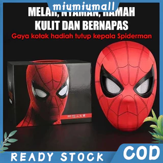 【ราคาถูก COD】หน้ากากปิดหัว รูปสไปเดอร์แมน ขยับได้ พร้อมรีโมตคอนโทรลไฟฟ้า บลูทูธ เหมาะกับของขวัญ สําหรับผู้ใหญ่