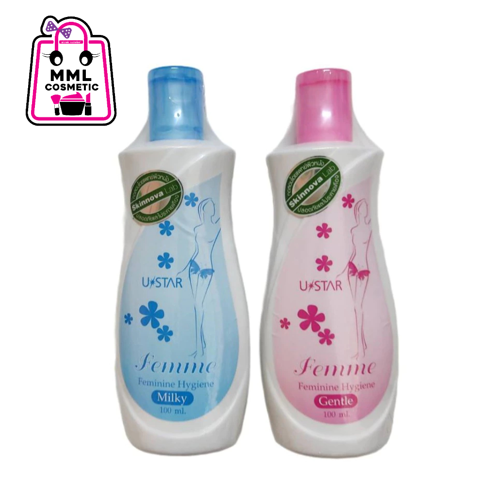 USTAR ยูสตาร์ เฟมมี่ เฟมินีน ไฮยีน สบู่เหลวทำความสะอาดจุดซ่อนเร้น 100/200มล.