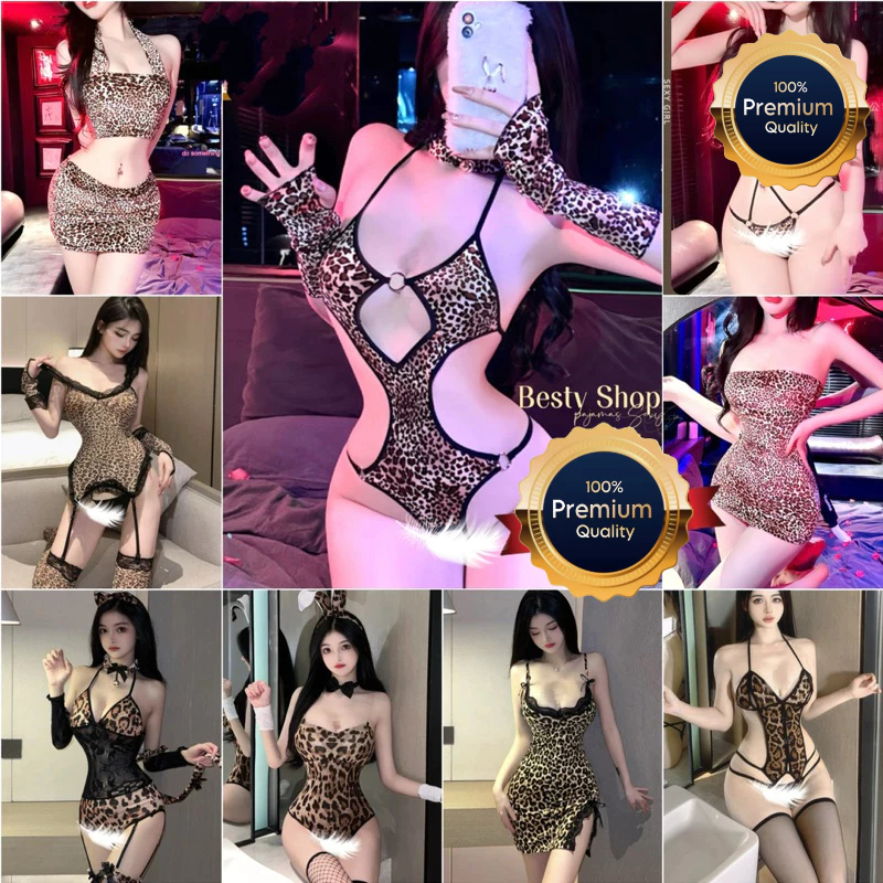 ชุดบอดี้สูท  ชุดนอนเซ็กซี่ R/R B505 เสือ  Yuyie888