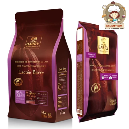 Cacao Barry | Lactee Barry 35%, Milk Couverture Chocolate Discs แลคตี แบร์รี่  มิลค์