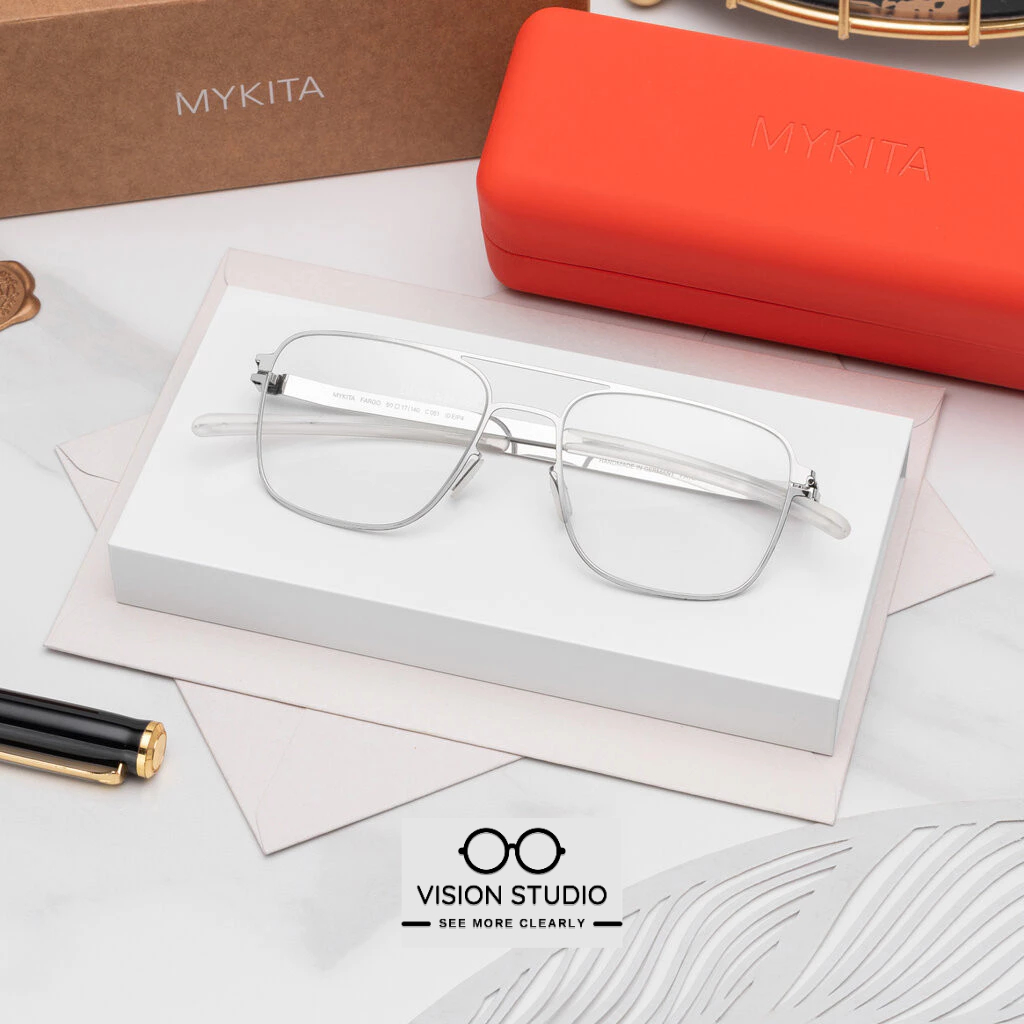 แว่นสายตา MYKITA FARGO C051 Shiny Silver