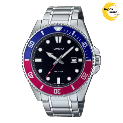 CASIO DURO PEPSI นาฬิกาผู้ชาย Casio รุ่น MDV-107D-1A3V คาสิโอ
