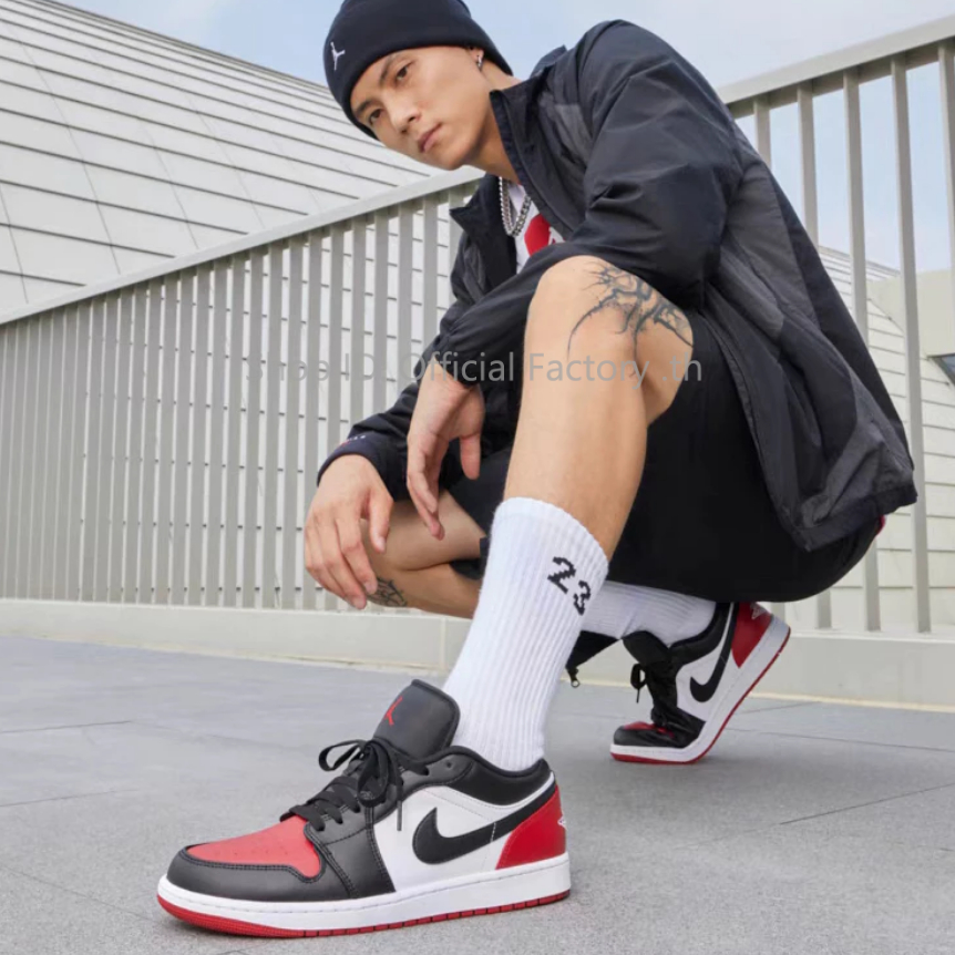 ของแท้จากแบรนด์ ส่วนลดเวลาจำกัด🎉Original AJ1JORDAN1 LOW💐 รับประกัน 1 ปี จัดส่งที่รวดเร็ว