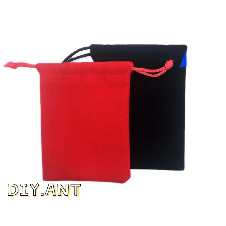 DIY ถุงหูรูด ถุงผ้าหูรูด ถุงกำมะหยี่ ใส่ของชำร่วย ราคาถูก