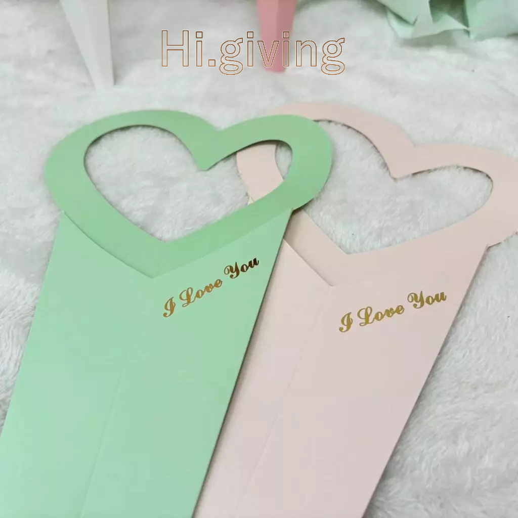 กล่องจัดดอกไม้ สำเร็จรูป DIY สําหรับใส่ช่อดอกไม้ วันวาเลนไทน์ ปิจฉิม  รุ่นหัวใจใหญ่ - รูปที่ 4