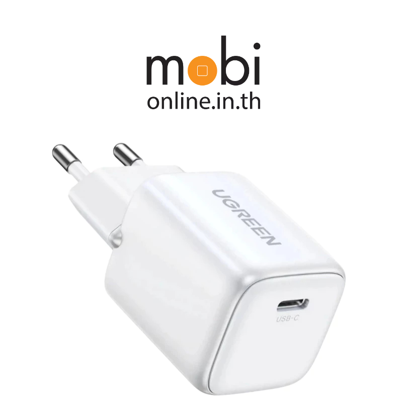 อะแดปเตอร์ UGREEN CD319 USB-C [30-45W] ขนาดเล็ก พกพาง่าย Fast Charger Thai Plug